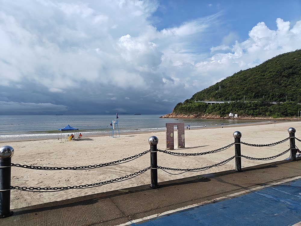 “溪涌之行，6月風雨擋不住激埃特的熱情”/